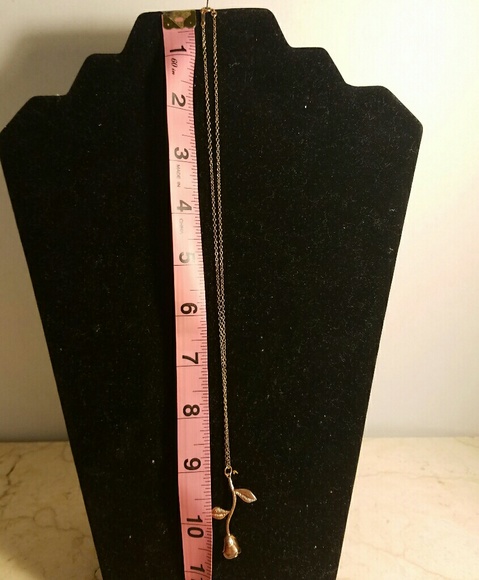 14kt GP Necklace rose gold - Picture 7 of 8